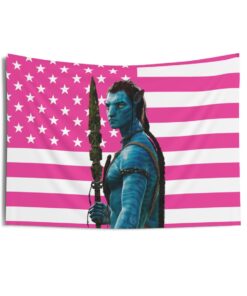 Jake Sully Tapestries, Jake Sully Pink Flag, Jake Sully Avatar