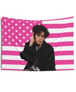 Actor Owen Painter Tapestries, Owen Painter Pink Flag, Owen Painter Indoor Wall Tapestries