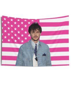 Christopher Briney striped jacket Tapestries, Christopher Briney Pink Flag, Christopher Briney - Conrad