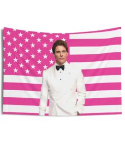 James Marsden White Suit Black Tie 2025 Tapestries, Pedro Pascal Pink Flag, Pedro Pascal Indoor Wall Tapestries
