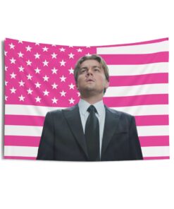 Leonardo DiCaprio as Dom Cobb in dream sequence Tapestries, Leonardo DiCaprio Pink Flag, Leonardo DiCaprio Indoor Wall Tapestries