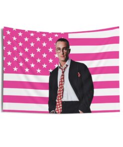 Drew Starkey stylish suit Tapestries, Drew Starkey Pink Flag, Drew Starkey Indoor Wall Tapestries