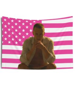Drew Starkey as Rafe Tapestries, Drew Starkey Pink Flag, Drew Starkey Indoor Wall Tapestries