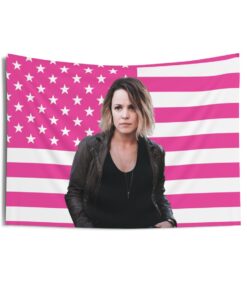 Rachel Mcadams True Detective Tapestries, Rachel Mcadams Pink Flag, Rachel Mcadams Indoor Wall Tapestries