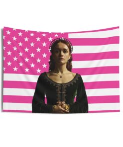 Olivia Cooke as Queen Alicent Hightower Tapestries, Olivia Cooke Pink Flag, Olivia Cooke Indoor Wall Tapestries