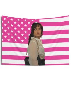 Olivia Cooke as Cherry Tapestries, Olivia Cooke Pink Flag, Olivia Cooke Indoor Wall Tapestries